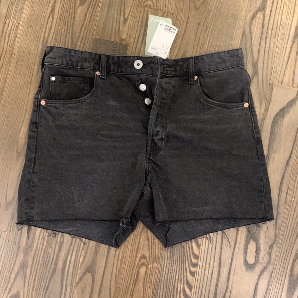 Black Demin Shorts